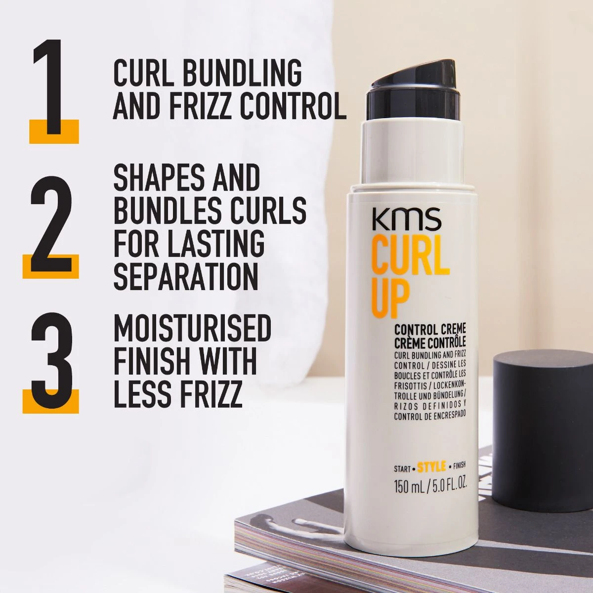 KMS CurlUp Control Creme 150ml KMS CurlUp Control Creme 150ml -L'Oreal Verkoop 4044897270401 2