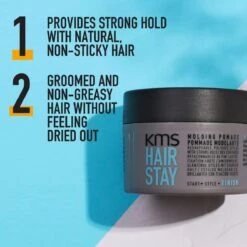 KMS HairStay Molding Pomade 90ml 3 KMS HairStay Molding Pomade 90ml -L'Oreal Verkoop 4044897420868 2