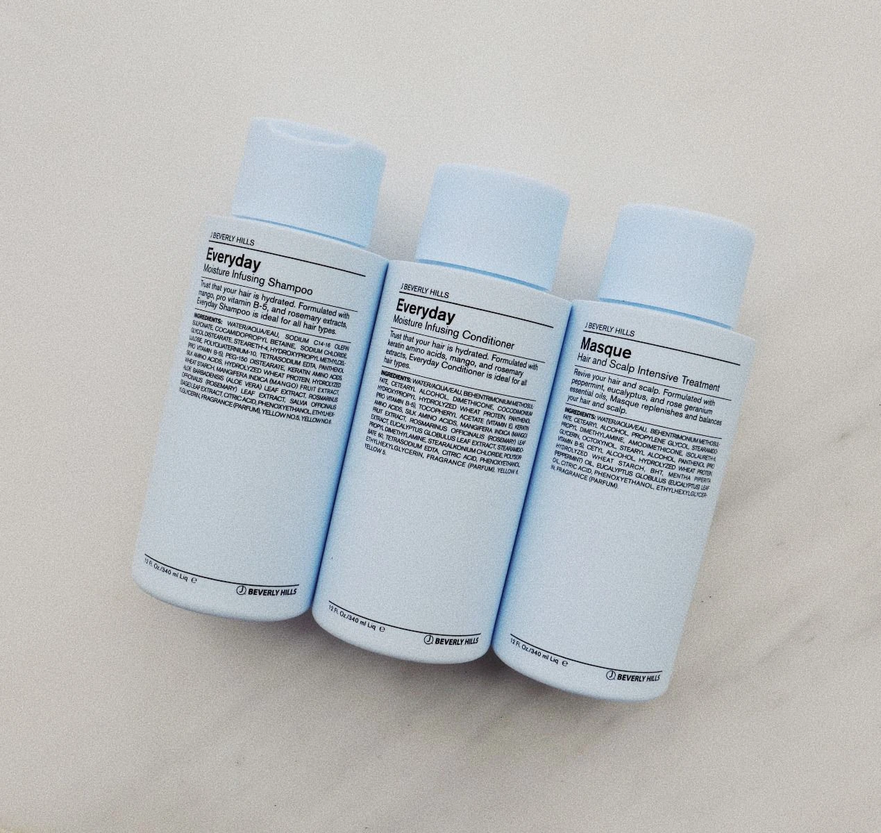 J Beverly Hills BLUE Everyday Shampoo 85ml J Beverly Hills BLUE Everyday Shampoo 85ml -L'Oreal Verkoop 644216016631 644216016938 everyday duo. 644216019533 masque