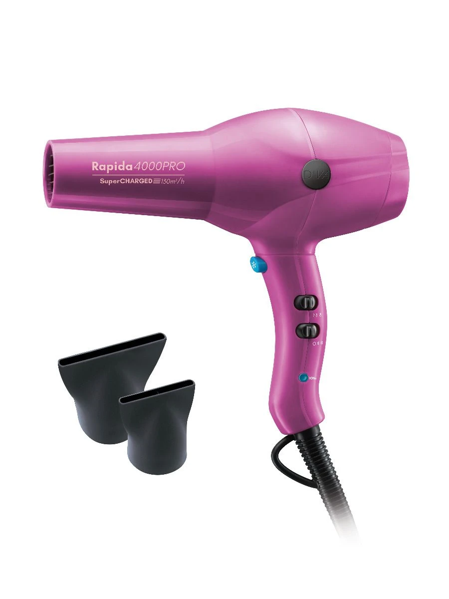Diva Pro Rapida 4000 Pro Föhn Magenta Diva Pro Rapida 4000 Pro Föhn Magenta -L'Oreal Verkoop diva rapida pro110 magenta
