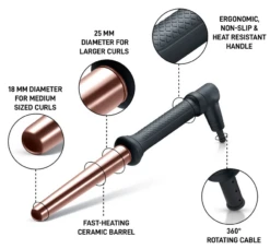 Golden Curl Hair Curler The Rose Gold -L'Oreal Verkoop haircurler therosegold3