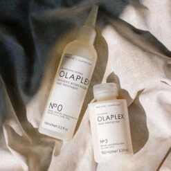 Beschadigd Haar Pakket Olaplex No.0 + 3 + 4 + 5 + 6 + 7 -L'Oreal Verkoop large jpg no.0 and no.3 on linen 1 1