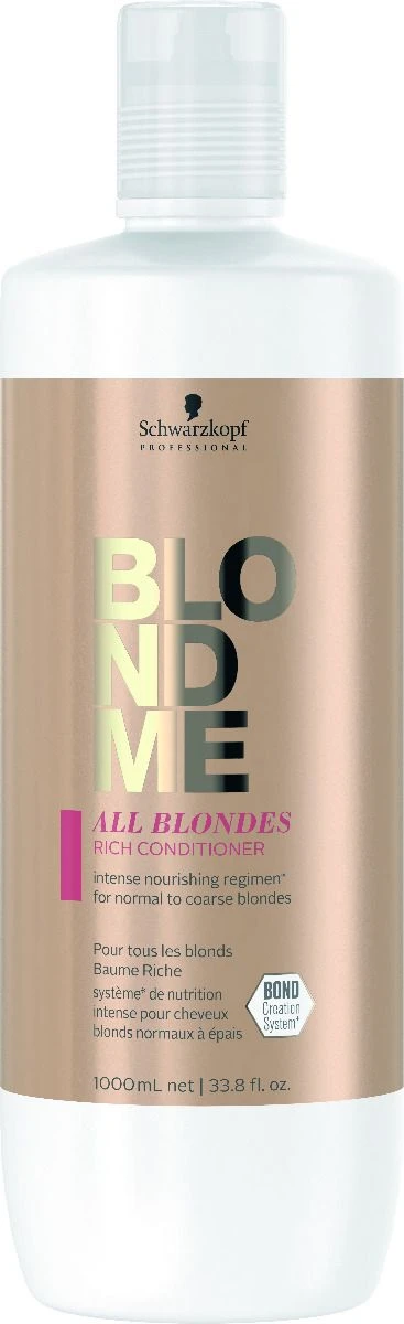 Schwarzkopf Blond Me All Blondes Rich Conditioner 1000ml Schwarzkopf Blond Me All Blondes Rich Conditioner 1000ml -L'Oreal Verkoop ma bm co cgp fl allblondesrich 1000 0820 p1 hr