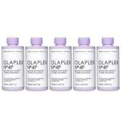 5x Olaplex No.4P Blonde Enhancer Toning Shampoo