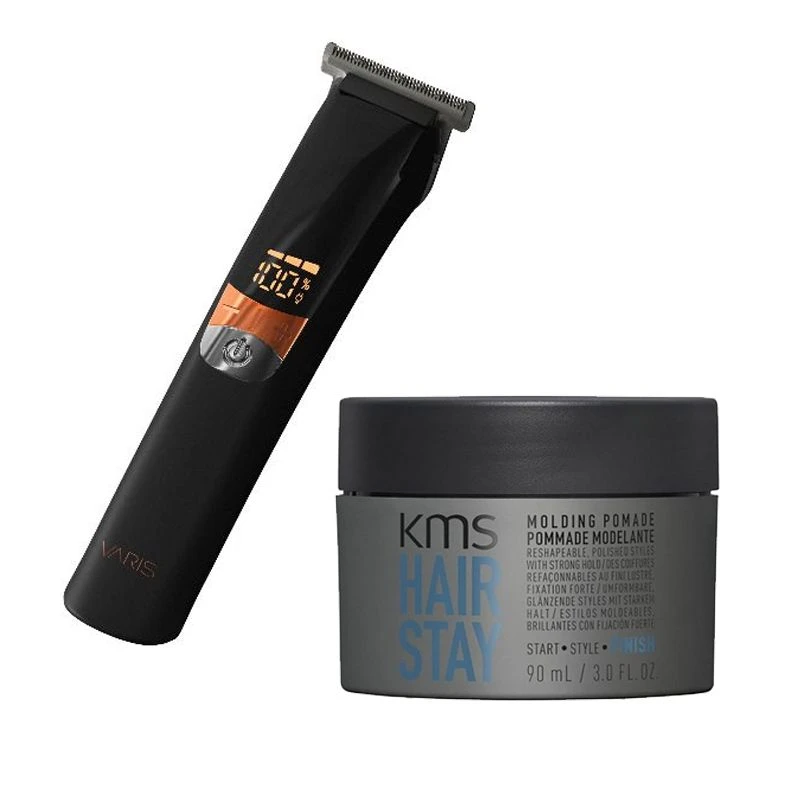 Varis Trimmer VT40 + KMS HairStay Molding Pomade Goldwell Varis Trimmer VT40 + KMS HairStay Molding Pomade -L'Oreal Verkoop trimmer