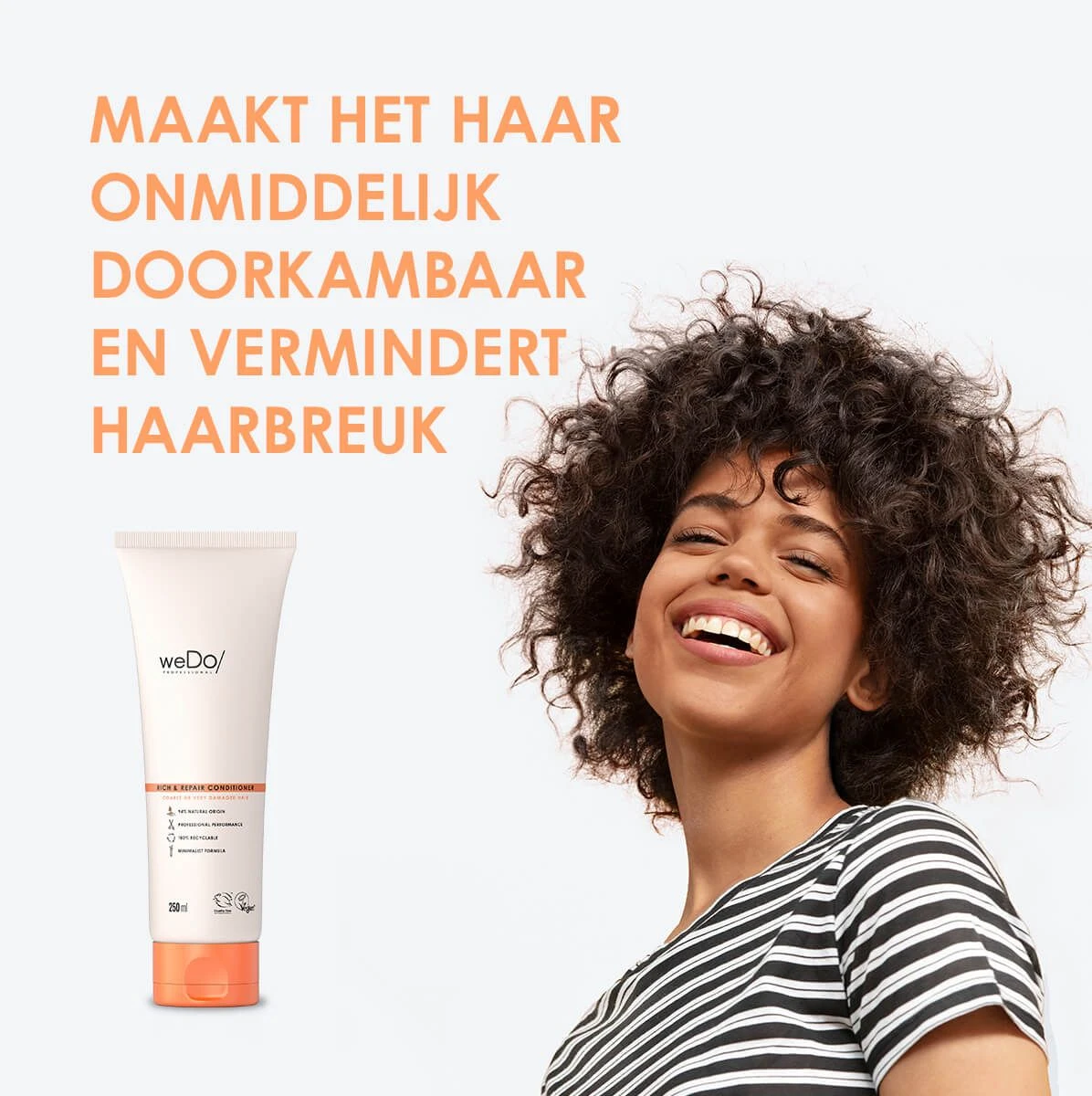 WeDo Rich & Repair Conditioner 250ml -L'Oreal Verkoop wedo rich and repair conditioner 250 ml vermindert haarbreuk 5